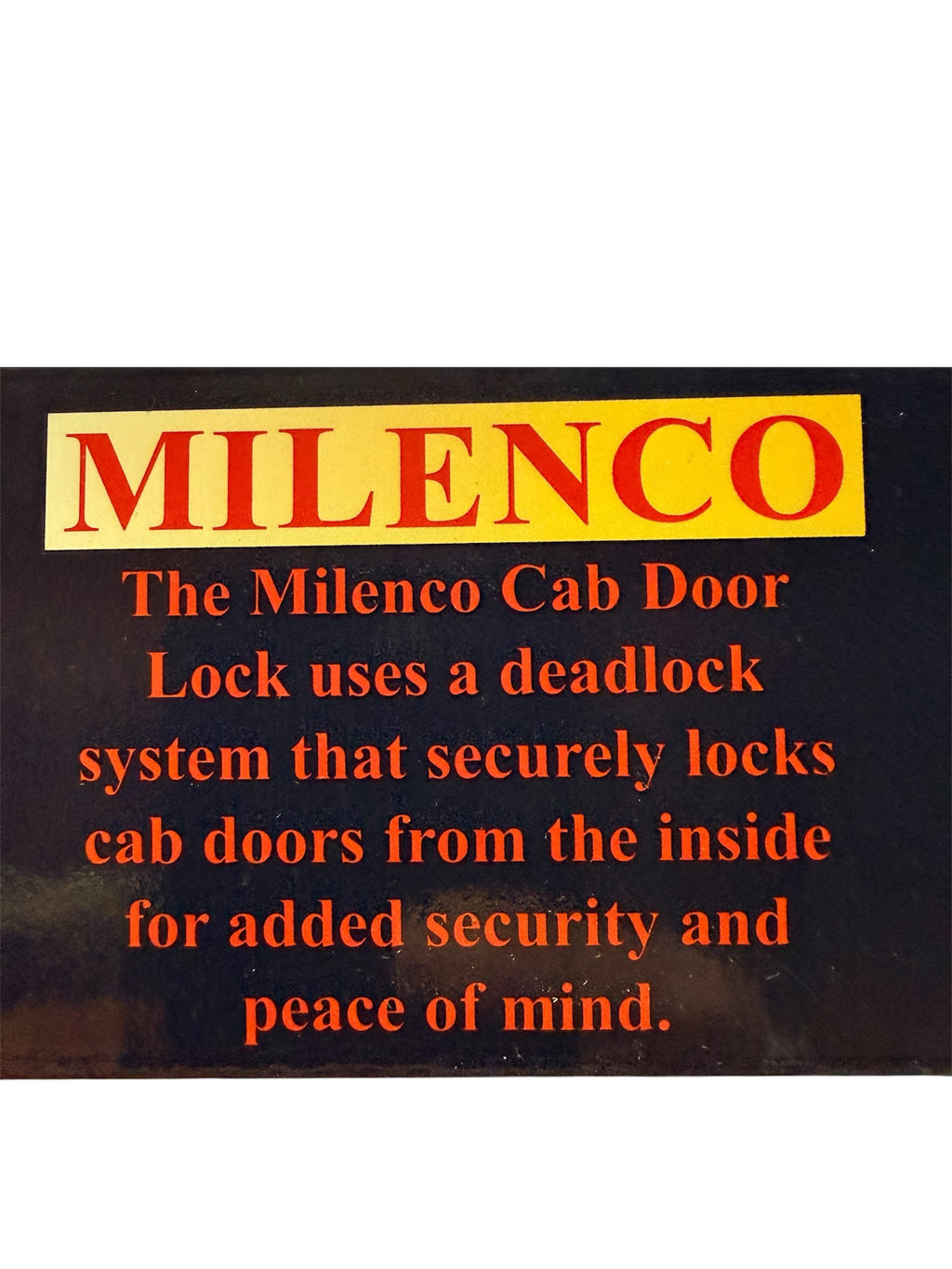 Milenco Cab Door Twin Pack Dead Locks Fits Fiat Ducato 2007+ Ford Transit 2004+