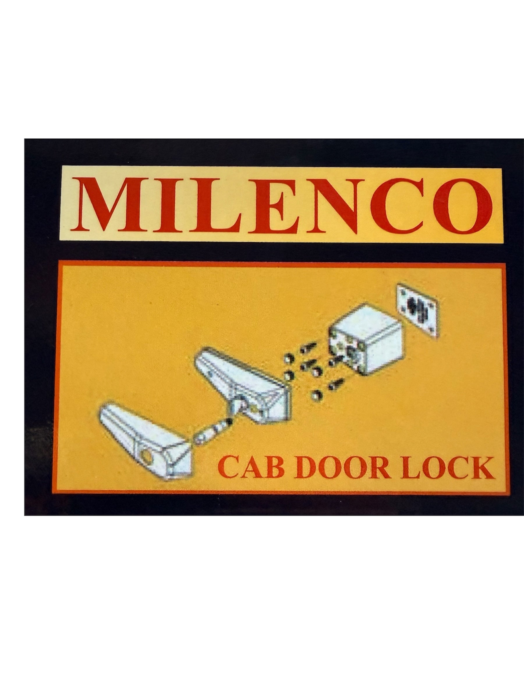 Milenco Cab Door Twin Pack Dead Locks Fits Fiat Ducato 2007+ Ford Transit 2004+