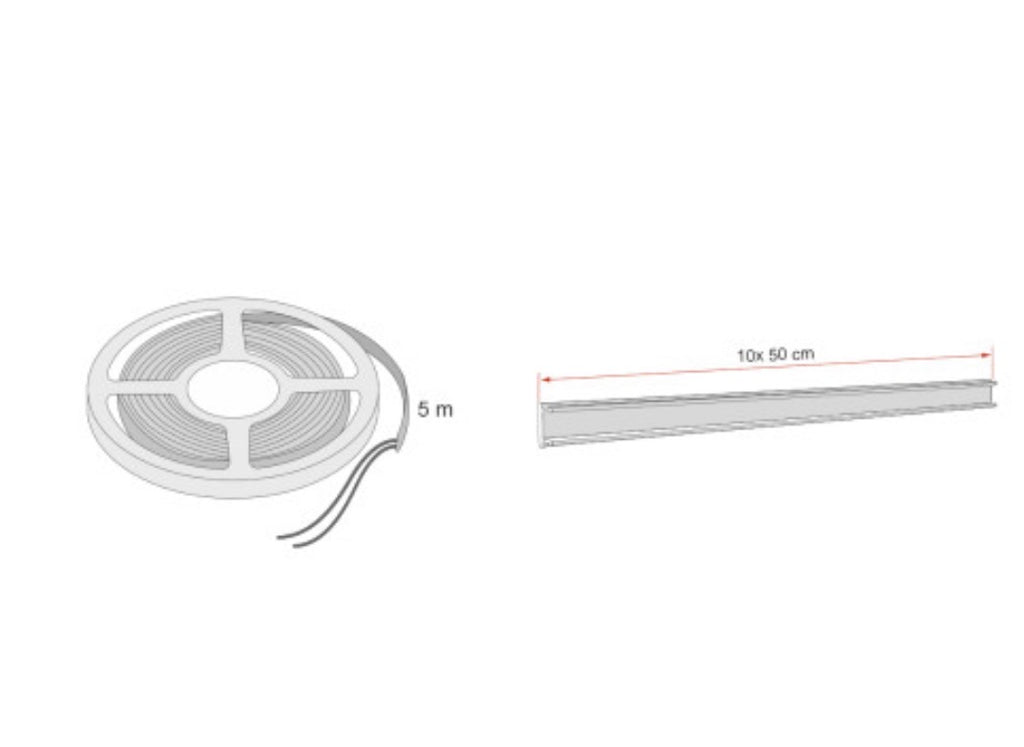 F65l Fiamma Awning Lights 12v 5m Outdoor Use Look Great At Night