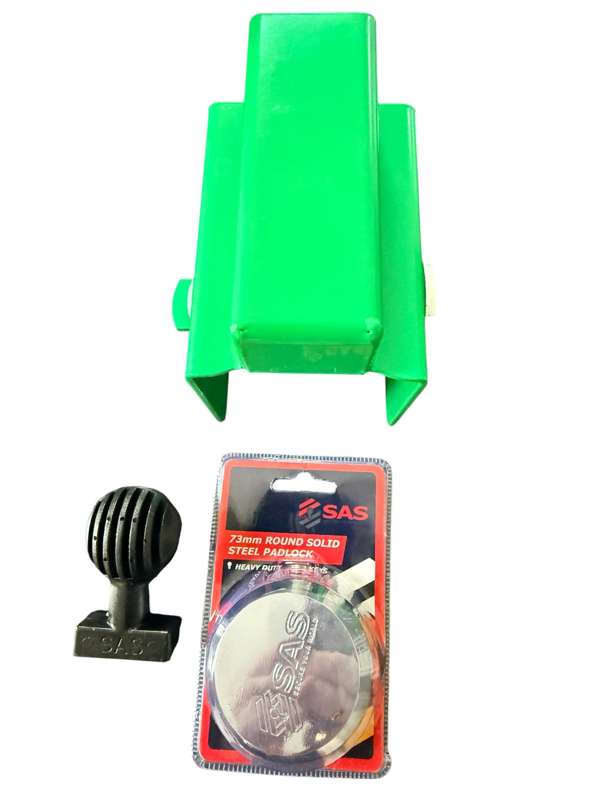SAS Al-Ko Caravan Hitch Lock Super Strong Green Security Edition