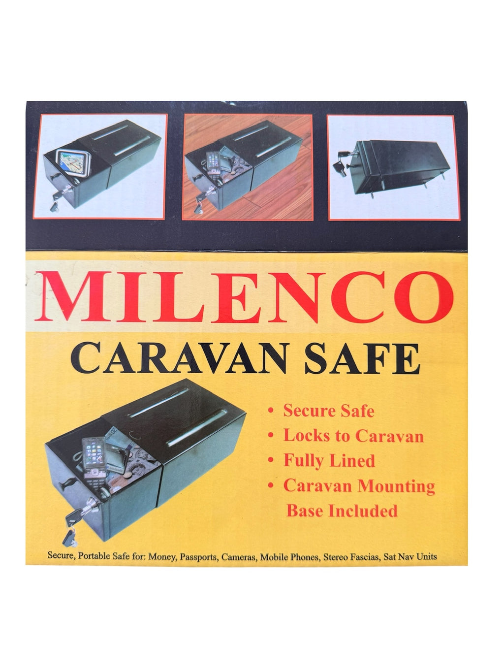 Secure Strong Motorhome Caravan CamperVan Key Home Safe & Securing Screws