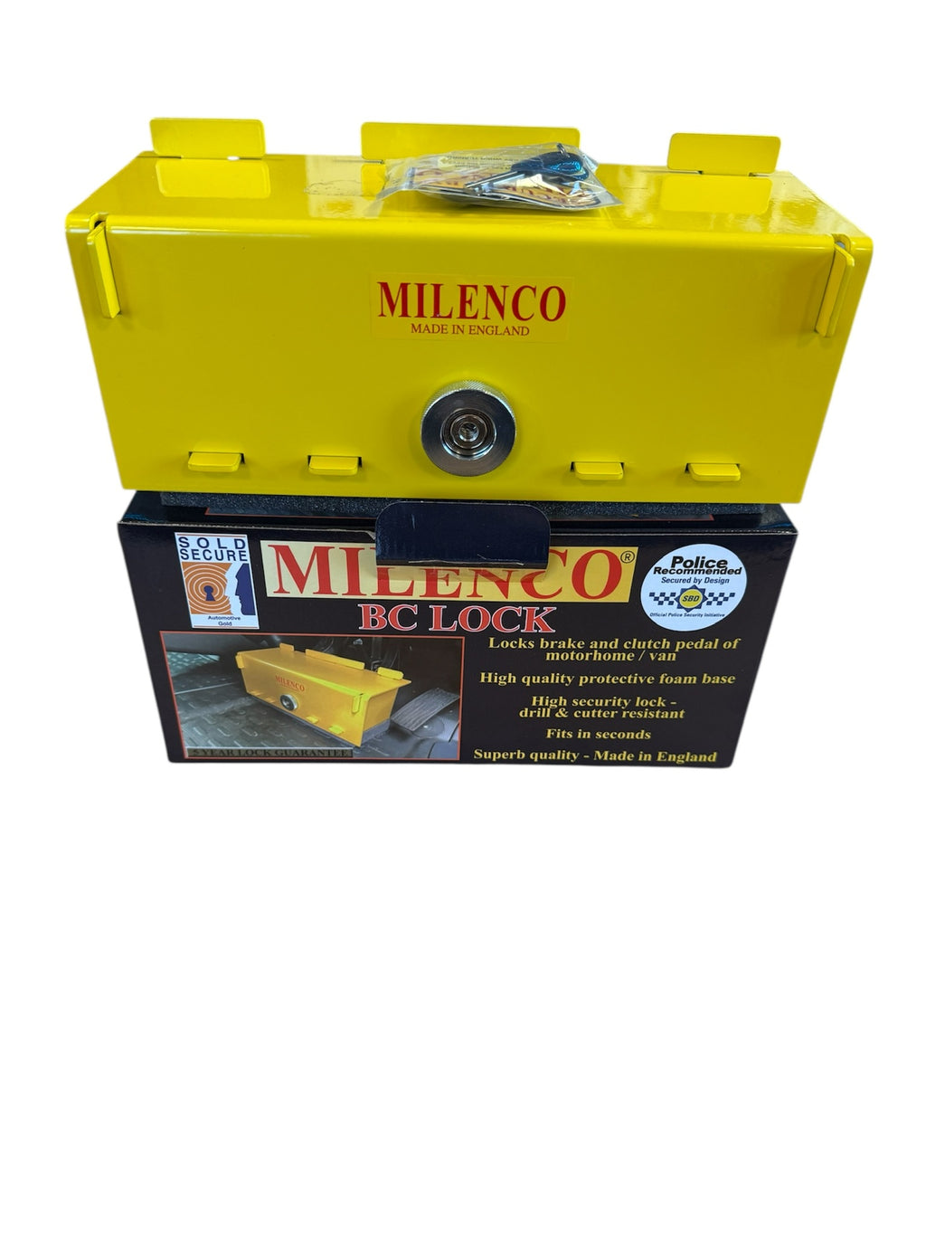 Milenco BC Brake/Clutch Pedal Lock Motorhome Ducato Boxer 2016+ Ultimate Security