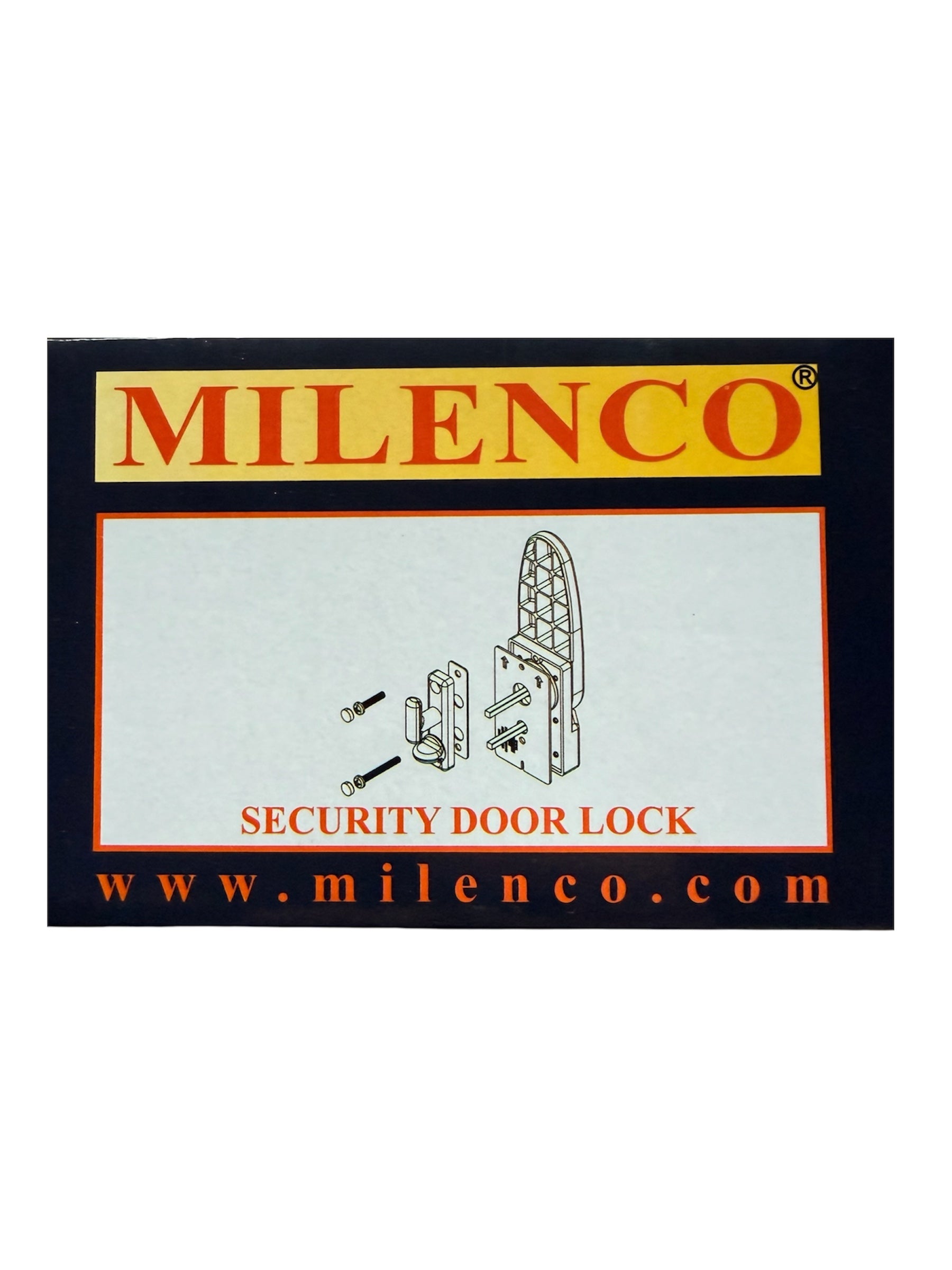 Milenco Door Lock Multi Lock Caravan Motorhome Vans Campervans Sliding Cab Door